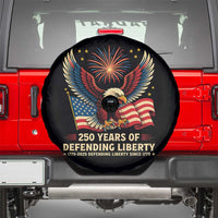 Patriotic Eagle US Army 250th Anniversary Spare Tire Cover 250 Years of Defending Liberty 1775 2025 - Wonder Print Shop