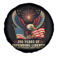 Patriotic Eagle US Army 250th Anniversary Spare Tire Cover 250 Years of Defending Liberty 1775 2025 - Wonder Print Shop