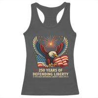 Patriotic Eagle US Army 250th Anniversary Racerback Tank Top 250 Years of Defending Liberty 1775 2025 - Wonder Print Shop