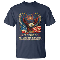 Patriotic Eagle US Army 250th Anniversary T Shirt 250 Years of Defending Liberty 1775 2025 - Wonder Print Shop