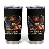 Patriotic Eagle US Army 250th Anniversary Tumbler Cup 250 Years of Defending Liberty 1775 2025 - Wonder Print Shop