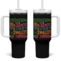 VBS 2025 Insects Adventure Tumbler With Handle Discovering the Bigness of God in the Smallest of Things - Wonder Print Shop