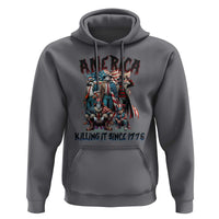 Patriotic Horror Mashup Hoodie America Killing It Since 1776