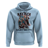 Patriotic Horror Mashup Hoodie America Killing It Since 1776