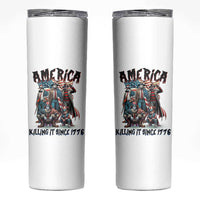 Patriotic Horror Mashup Skinny Tumbler America Killing It Since 1776