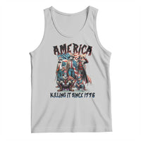 Patriotic Horror Mashup Tank Top America Killing It Since 1776