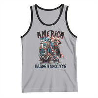 Patriotic Horror Mashup Tank Top America Killing It Since 1776