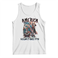 Patriotic Horror Mashup Tank Top America Killing It Since 1776