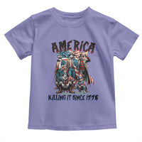 Patriotic Horror Mashup Toddler T Shirt America Killing It Since 1776