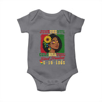 Juneteenth 1865 Black Freedom Celebration Baby Onesie Afrocentric Pride Melanin Girl