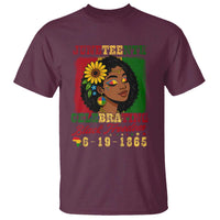Juneteenth 1865 Black Freedom Celebration T Shirt Afrocentric Pride Melanin Girl