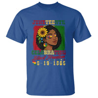Juneteenth 1865 Black Freedom Celebration T Shirt Afrocentric Pride Melanin Girl