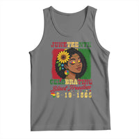 Juneteenth 1865 Black Freedom Celebration Tank Top Afrocentric Pride Melanin Girl