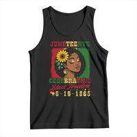 Juneteenth 1865 Black Freedom Celebration Tank Top Afrocentric Pride Melanin Girl