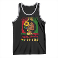 Juneteenth 1865 Black Freedom Celebration Tank Top Afrocentric Pride Melanin Girl