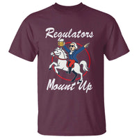 Funny Founding Father Patriotic Drinking T Shirt Regulators Mount Up 4th of July - Wonder Print Shop