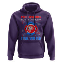 Fireworks Safety Director Hoodie I Run You Run Funny 4th of July Patriotic - Wonder Print Shop
