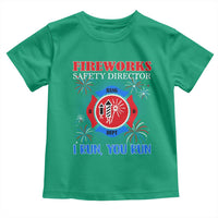 Fireworks Safety Director Toddler T Shirt I Run You Run Funny 4th of July Patriotic - Wonder Print Shop