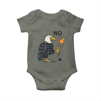 Bald Eagle No Kings In America Baby Onesie No Orange We The People Patriotic Political Statement - Wonder Print Shop