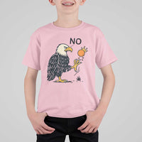 Bald Eagle No Kings In America T Shirt For Kid No Orange We The People Patriotic Political Statement - Wonder Print Shop