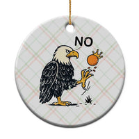 Bald Eagle No Kings In America Ceramic Ornament No Orange We The People Patriotic Political Statement - Wonder Print Shop