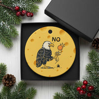 Bald Eagle No Kings In America Ceramic Ornament No Orange We The People Patriotic Political Statement - Wonder Print Shop