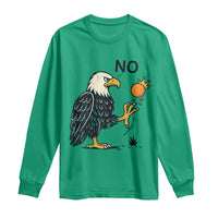 Bald Eagle No Kings In America Long Sleeve Shirt No Orange We The People Patriotic Political Statement - Wonder Print Shop