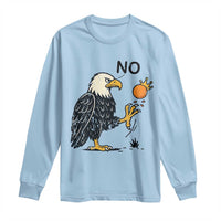 Bald Eagle No Kings In America Long Sleeve Shirt No Orange We The People Patriotic Political Statement - Wonder Print Shop