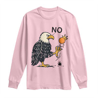 Bald Eagle No Kings In America Long Sleeve Shirt No Orange We The People Patriotic Political Statement - Wonder Print Shop