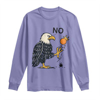 Bald Eagle No Kings In America Long Sleeve Shirt No Orange We The People Patriotic Political Statement - Wonder Print Shop