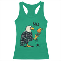Bald Eagle No Kings In America Racerback Tank Top No Orange We The People Patriotic Political Statement - Wonder Print Shop