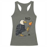 Bald Eagle No Kings In America Racerback Tank Top No Orange We The People Patriotic Political Statement - Wonder Print Shop