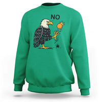 Bald Eagle No Kings In America Sweatshirt No Orange We The People Patriotic Political Statement - Wonder Print Shop
