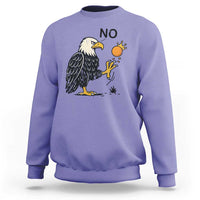 Bald Eagle No Kings In America Sweatshirt No Orange We The People Patriotic Political Statement - Wonder Print Shop