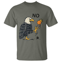 Bald Eagle No Kings In America T Shirt No Orange We The People Patriotic Political Statement - Wonder Print Shop