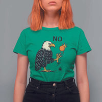 Bald Eagle No Kings In America T Shirt For Women No Orange We The People Patriotic Political Statement - Wonder Print Shop