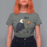 Bald Eagle No Kings In America T Shirt For Women No Orange We The People Patriotic Political Statement - Wonder Print Shop