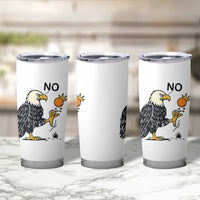 Bald Eagle No Kings In America Tumbler Cup No Orange We The People Patriotic Political Statement - Wonder Print Shop
