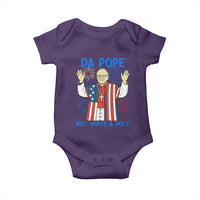 Da Pope Funny 4th of July Baby Onesie Red White and Holy Patriotic Catholic - Wonder Print Shop
