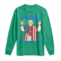 Da Pope Funny 4th of July Long Sleeve Shirt Red White and Holy Patriotic Catholic - Wonder Print Shop