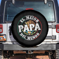 Mexican Dad Spare Tire Cover El Mejor Papá del Mundo Mexico Flag Eagle