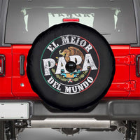 Mexican Dad Spare Tire Cover El Mejor Papá del Mundo Mexico Flag Eagle