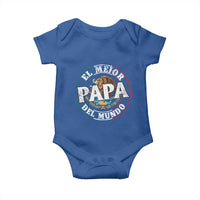Mexican Dad Baby Onesie El Mejor Papá del Mundo Mexico Flag Eagle
