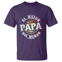 Mexican Dad T Shirt El Mejor Papá del Mundo Mexico Flag Eagle