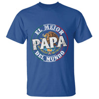 Mexican Dad T Shirt El Mejor Papá del Mundo Mexico Flag Eagle