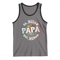Mexican Dad Tank Top El Mejor Papá del Mundo Mexico Flag Eagle