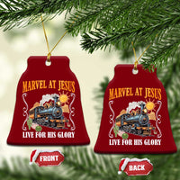 Summer VBS 2025 Ceramic Ornament Marvel at Jesus Live for His Glory Christian Bible Camp - Wonder Print Shop