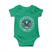 No Kings in America Patriotic Eagle Baby Onesie Since 1776 4th of July USA Independence Day