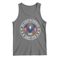 No Kings in America Patriotic Eagle Tank Top Since 1776 4th of July USA Independence Day