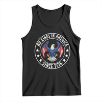 No Kings in America Patriotic Eagle Tank Top Since 1776 4th of July USA Independence Day